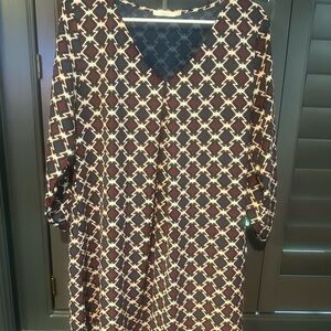 Geometric Patterned shift Dress